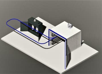 POEDERCOATOVEN, compacte uitvoering ENERGIEBESPAREND !!