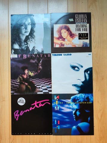 Gloria Estefan/Pat Benatar/Viktor Lazlo/Kim Wilde - 6 Albums, Nieuw in verpakking