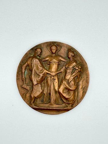 België. Medal Exposition Internationale de Bruxelles 1897