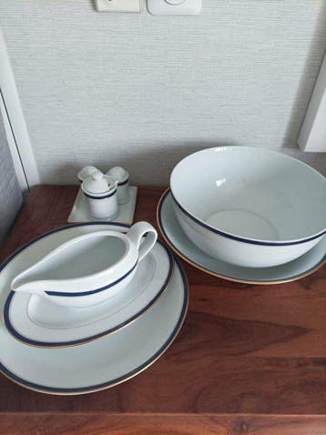 Serveerschaal (6) - Porselein - Porcelaine de Sologne, Antiek en Kunst