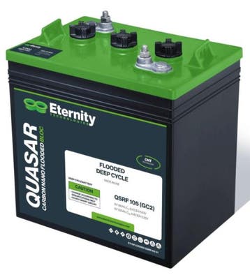 Eternity Flooded Deep Cycle accu | QSRF 105 (GC2) | 6V 225Ah, Auto-onderdelen, Accu's en Toebehoren, Ophalen of Verzenden, Nieuw