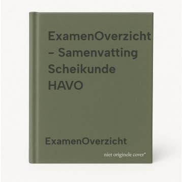 ExamenOverzicht - Samenvatting Scheikunde HAVO 9789464384017, Verzenden, Zo goed als nieuw, ExamenOverzicht