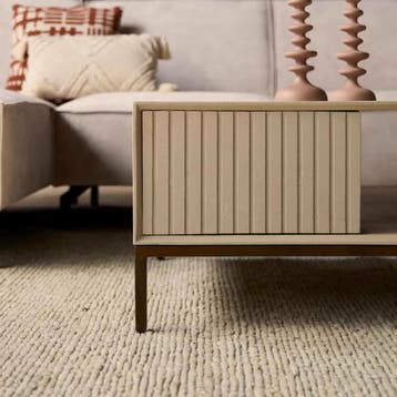 Salontafel Madison Sand | 80 cm | Vierkant | Starfurn, Ophalen of Verzenden, Nieuw