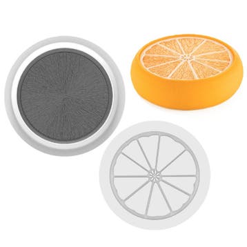 Silikomart Siliconen Bakvorm Citroenschijf Ø17cm Set/3, Hobby en Vrije tijd, Taarten en Cupcakes maken, Verzenden, Nieuw