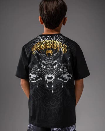 Venum Wolf Atak Kinder TShirt Zwart/Grijs – Comfortabel Kat, Ophalen of Verzenden, Nieuw