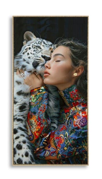 MOIRA GELAKT CANVAS MET FRAME -A- CM 52X4X102, Ophalen of Verzenden, Nieuw