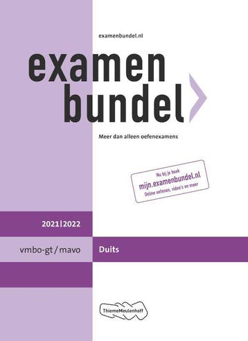 Examenbundel / vmbo-gt/mavo Duits 2021/2022 - Marco van, Verzenden, Zo goed als nieuw, Marco van Rossem