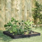 vidaXL Plantenbak verhoogd 100x100x18,5 cm staal, Tuin en Terras, Bloembakken en Plantenbakken, Verzenden, Nieuw, Metaal