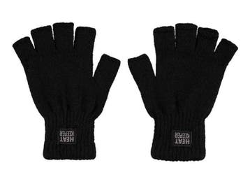 Heat Keeper Vingerloze heren thermo handschoenen zwart, Verzenden, Nieuw
