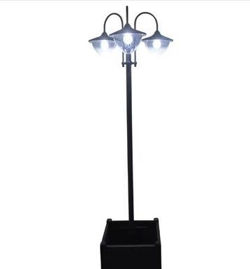 Solar Tuinlantaarn 189 cm – 18 LED, IP44 Waterdicht, Huis en Inrichting, Lampen | Hanglampen, Verzenden, Nieuw
