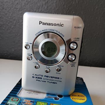 Panasonic - RQ-SX67V Draagbare cassettespeler, Nieuw
