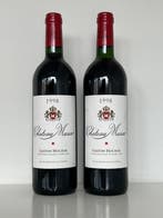 1998 Chateau Musar - Bekaa-vallei - 2 Flessen (0.75 liter), Nieuw