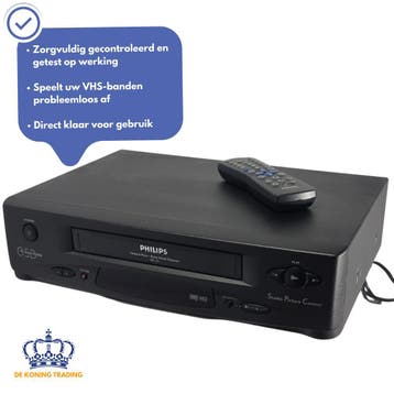 Philips VR171 | Videorecorder | VHS Speler | Videospeler, Audio, Tv en Foto, Videospelers, Verzenden, Gebruikt, VHS-speler of -recorder