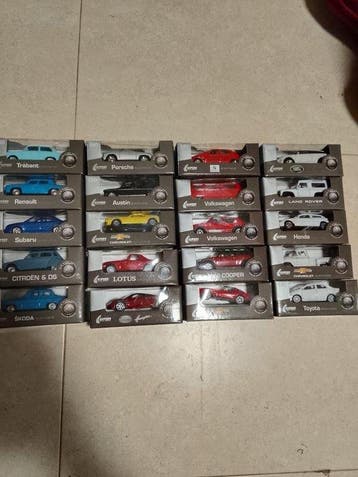 Welly 1:55 - Modelauto (20) - Subaru Chevrolet Toyota, Nieuw