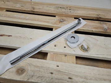 Douche arm rond 40 cm chroom, Ophalen of Verzenden, Nieuw, Chroom, Douche