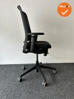 Gispen Zinn  - 4D Armleggers - Zwarte stoffering - Zwart voe, Werkplek, Ophalen of Verzenden, Gebruikt, Stoel