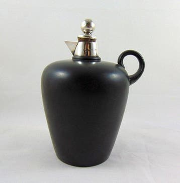 Antique spirit jug - Birmingham 1901, Antiek en Kunst
