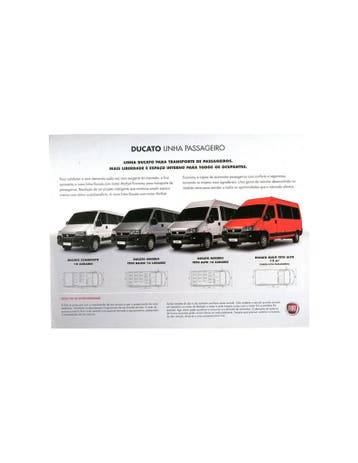 2010 FIAT DUCATO LEAFLET BRAZILIAANS, Nieuw, Author