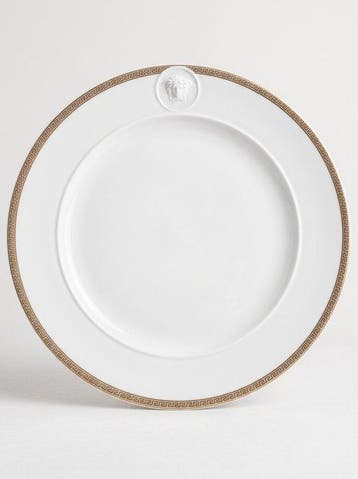 Rosenthal - Versace - Bord - Medaillon meandre d or -