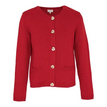 Milano Italy • rood wollen vest • S, Kleding | Dames, Verzenden, Maat 36 (S), Rood, Milano Italy