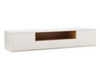 TV-bord LOFT 150 cm hangend wit naturel - 47813, Ophalen of Verzenden, Nieuw