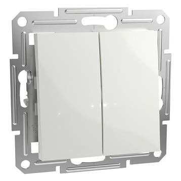Serieschakelaar | Schneider Electric | Asfora (Inbouw, Wit), Verzenden, Nieuw