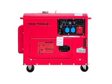 Diesel generator 6kW 3x400V+1x230V MW Tools, Ophalen of Verzenden