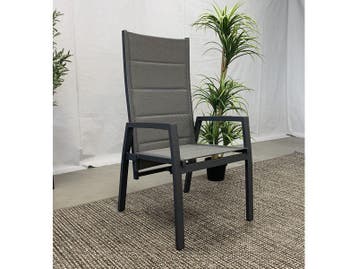 Te Velde tuinmeubelen pizano verstelbare dining tuinstoel, Nieuw, Aluminium, Verstelbaar