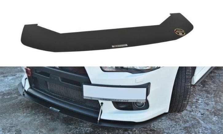 Race voorspoiler Mitsubishi Lancer Evo X Maxton Design V.2, Auto-onderdelen, Carrosserie en Plaatwerk, Ophalen of Verzenden