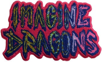 Imagine Dragons - Rainbow Logo - patch, Ophalen of Verzenden, Nieuw, Kleding