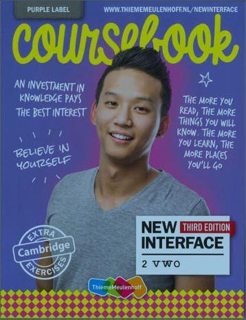 New Interface 2 vwo coursebook purple label 9789006151619, Boeken, Verzenden, Gelezen