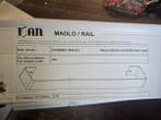 Isan Nona beugel voor radiator handdoekbeugel 42 cm, Ophalen of Verzenden, Nieuw, Bad