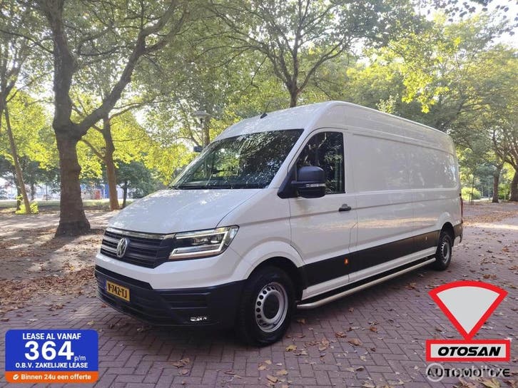 Zakelijke lease - Volkswagen Crafter Bestel 35 2.0 TDI, Auto's, Bestelauto's, Automaat, Financial lease, Wit, Volkswagen, Leder