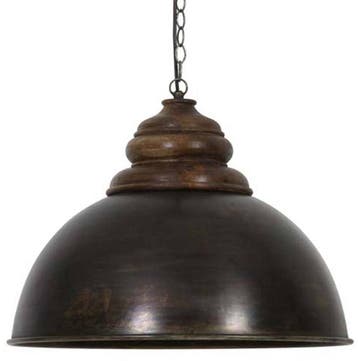 2dekans | Light & Living Hanglamp Leia - Zwart - Ø52cm -, Ophalen of Verzenden, Zo goed als nieuw