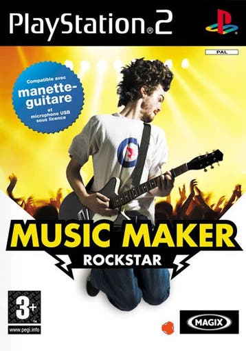 Playstation 2 Music Maker RockStar, Verzenden, Zo goed als nieuw