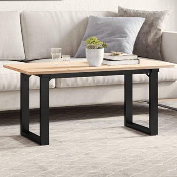 vidaXL Salontafelpoten O-frame 80x40x43 cm staal, Verzenden, Nieuw