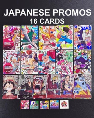 Bandai - 16 Card - One Piece - ONE PIECE Japanese Promo, Hobby en Vrije tijd, Nieuw