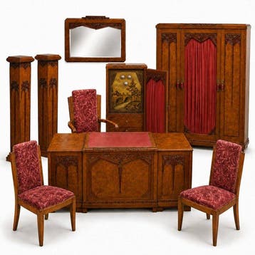 Bureau (9) - Hout - Volledig kantoor