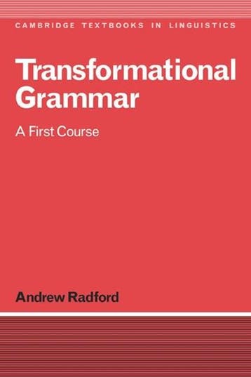 Transformational Grammar | 9780521347501 | Andrew, Ophalen of Verzenden, Zo goed als nieuw, Andrew (University of Essex) Radford