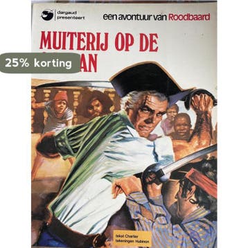Roodbaard - muiterij op de oceaan - V. Hubinon - J.M., Verzenden, Gelezen, V. Hubinon - J.M. Charlier