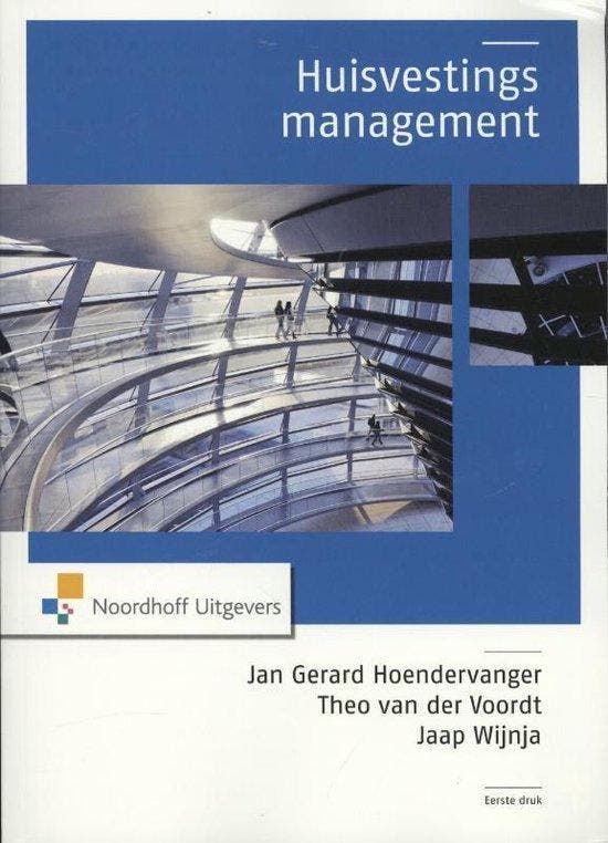 Huisvestingsmanagement, 9789001810573, Boeken, Studieboeken en Cursussen, Zo goed als nieuw, HBO, Verzenden