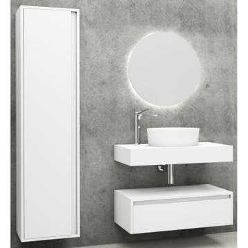 Badmeubel Neo Wit 80CM (Badkamermeubels), Ophalen of Verzenden, Nieuw