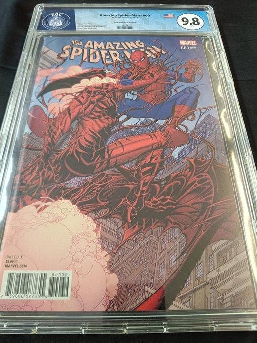 The Amazing Spider-Man #800 - Nick Bradshaw Variant - EGC, Boeken, Strips | Comics