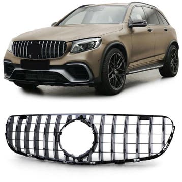 Grill Mercedes GLC X253 C253 (2015-2018) GT R Look Chroom, Ophalen of Verzenden, Nieuw