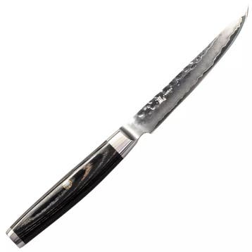 Yaxell Ketu Steakmes 11 cm – SG2 Stalen Kern – Tsuchime, Ophalen of Verzenden, Nieuw, Hout, Los bestek