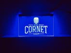 Cornet neon bord lamp LED verlichting reclame lichtbak bier, Verzamelen, Verzenden, Nieuw
