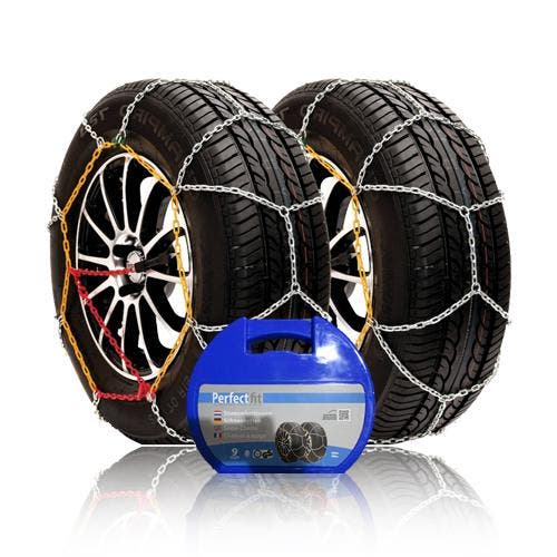 Sneeuwkettingen Perfect Fit personenwagen 9mm - 215/50R16, Auto diversen, Sneeuwkettingen, Nieuw