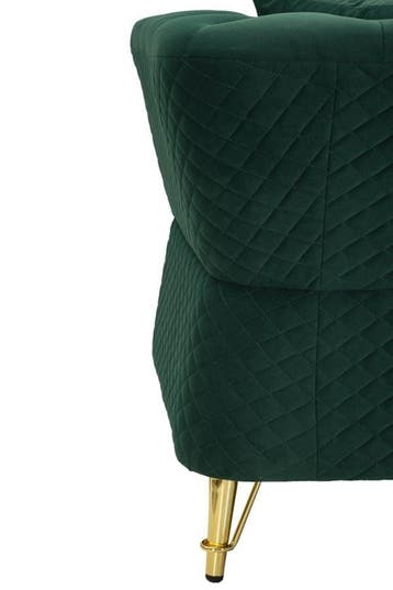 BANK EMY GROEN MET KUSSENSCM 162X83X76, Ophalen of Verzenden, Nieuw