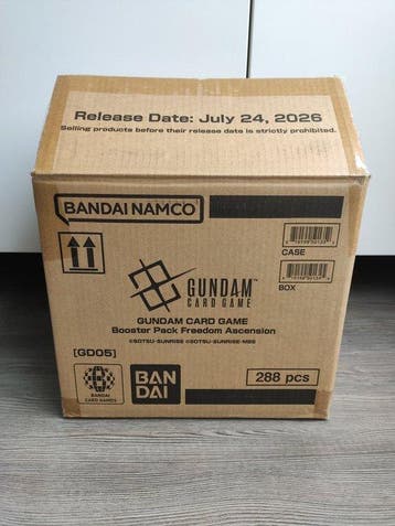 Gundam Card Game GD05 - Freedom Ascension - 3200 Card, Nieuw