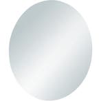 Spiegel - Livion Alim - Metalen Spiegel - Rond - 50cm - Wit, Huis en Inrichting, Woonaccessoires | Spiegels, Ophalen of Verzenden